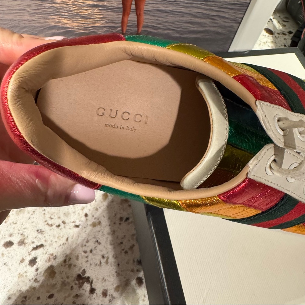 Gucci rainbow sneakers - Picture 5 of 7